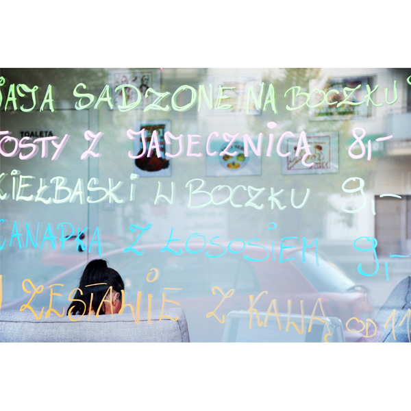Warschau, Cafe, Studentenviertel