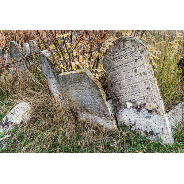 Scharhorod, neuer jüdischer Friedhof, historischer Teil 
